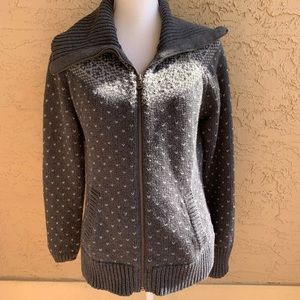 Tabolt Gray Sweater Size Large Petite